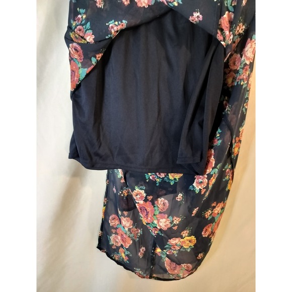 No Boundaries Floral Maxi Skirt with liner - Picture 4 of 9